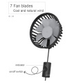 Hot sale usb mini 3 wind speed electric fan 360 rotation headrest portable air cooling car fan